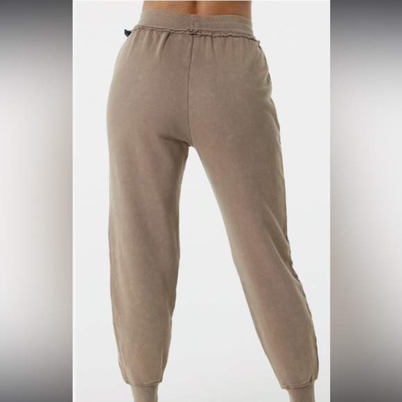 Alphalete Women’s Heavy Weight Washed Terry Joggers Smoky Quartz Large - Picture 3 of 13